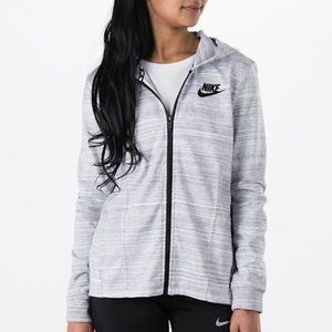 Nike Advance Knit Full Zip Hoodie In Grey - Size Small